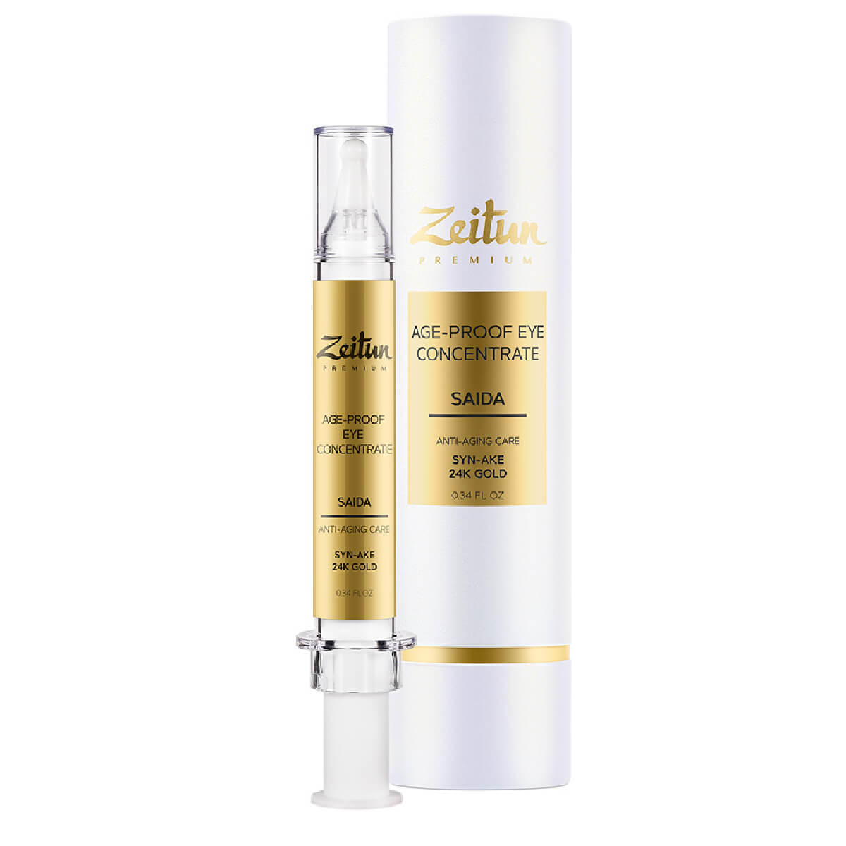 

Интенсивный омолаживающий крем-концентрат для кожи вокруг глаз SAIDA, 10 мл, ZEITUN