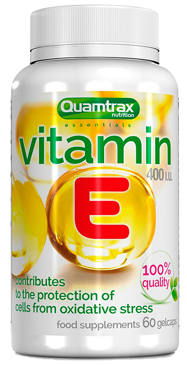 Vitamin E, 60 капсул, Quamtrax