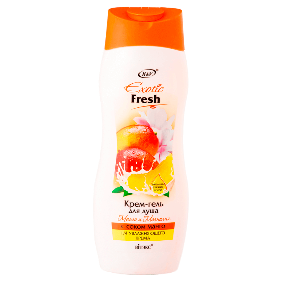 

Крем-гель для душа Манго и Магнолия, Exotic Fresh, 500 мл, Витэкс