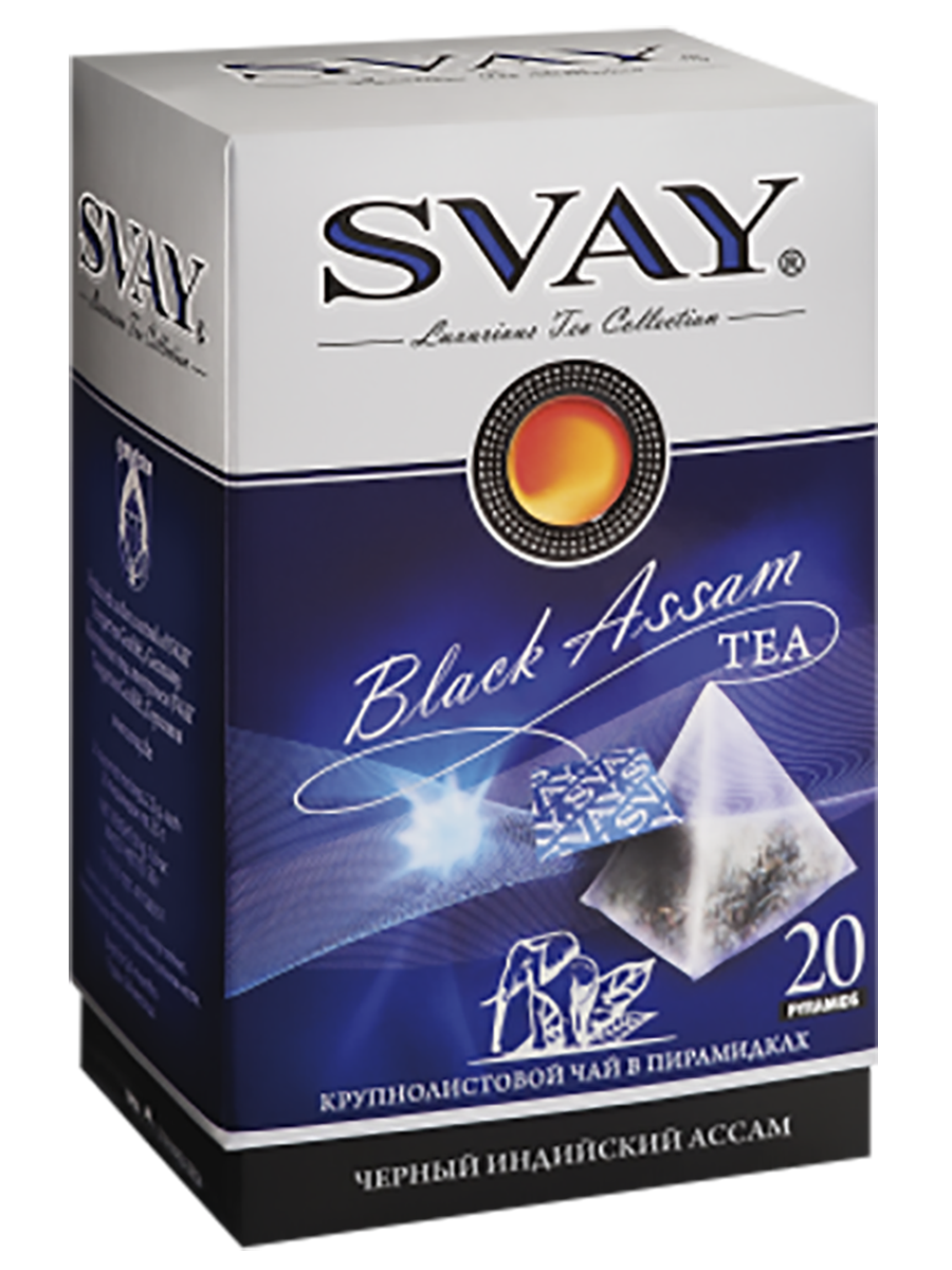 Чай Black Assam, 20*2,5 г, Svay