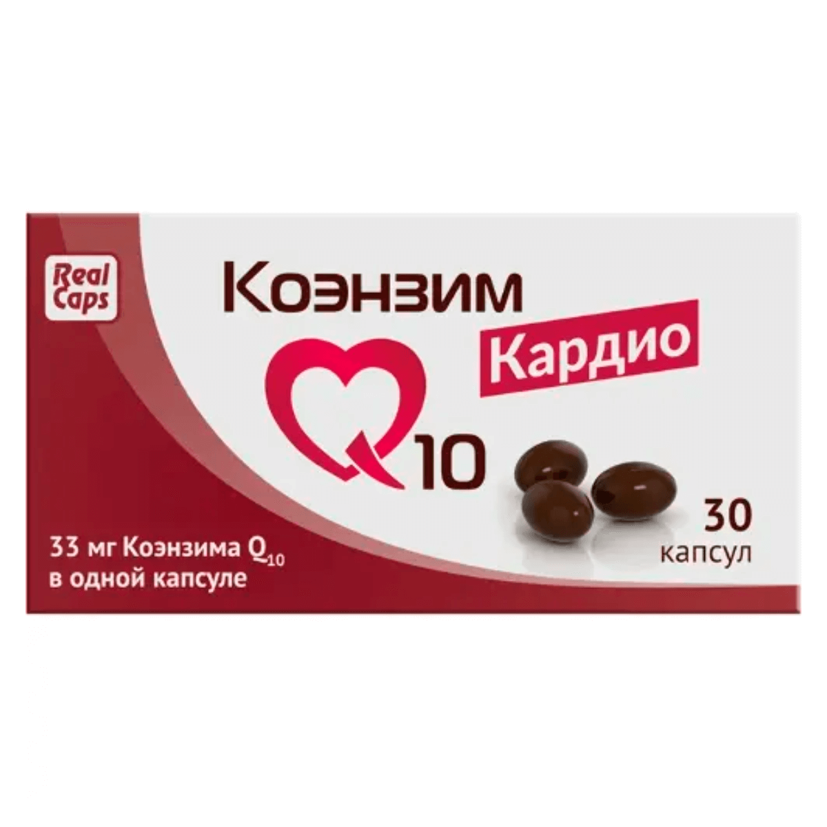 

Коэнзим Q10 «Кардио капс», 500 мг, 30 капсул, РеалКапс