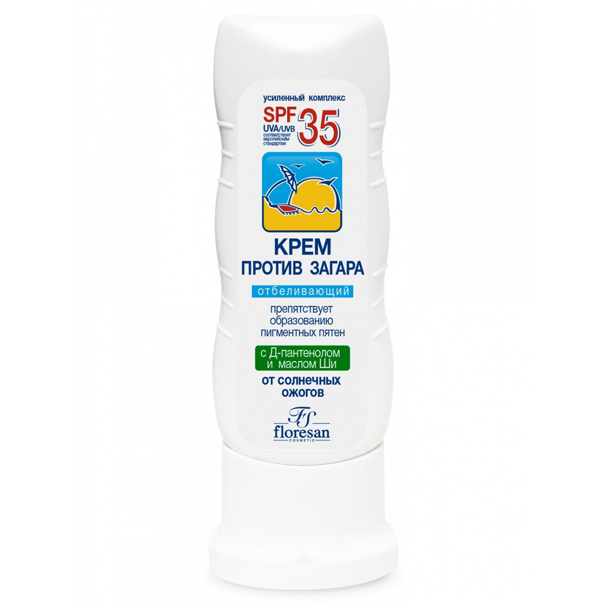 

Крем против загара отбеливающий SPF35, 125 мл, FLORESAN