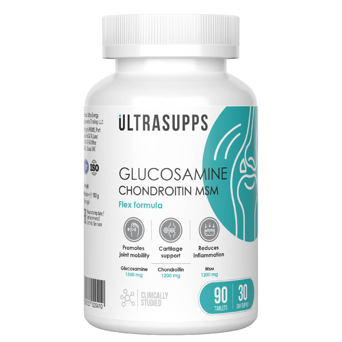 

Глюкозамин Хондроитин МСМ, 90 таблеток, Ultrasupps, годен до 07.2025