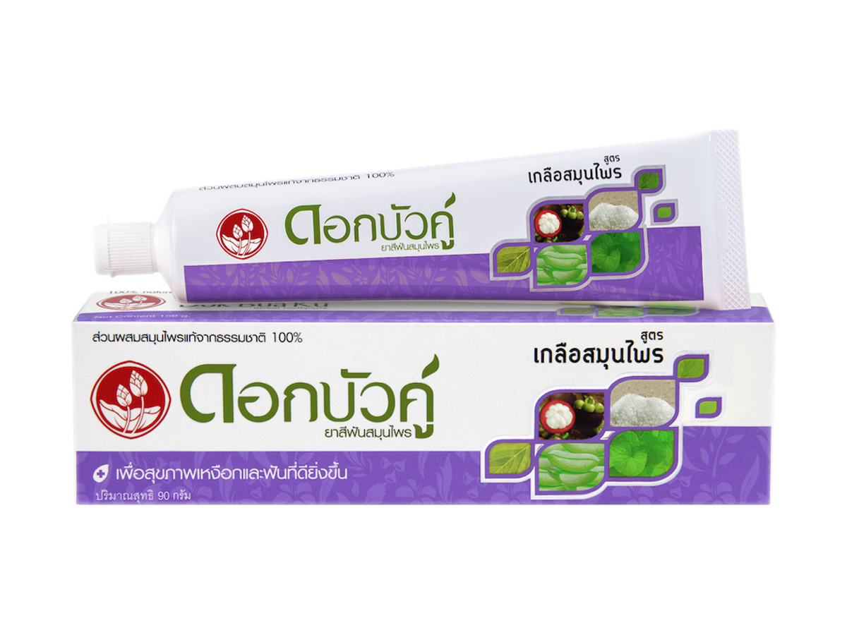 

Зубная паста "Herbal Twin Lotus Plus Salt" "C травами и солью" 90гр