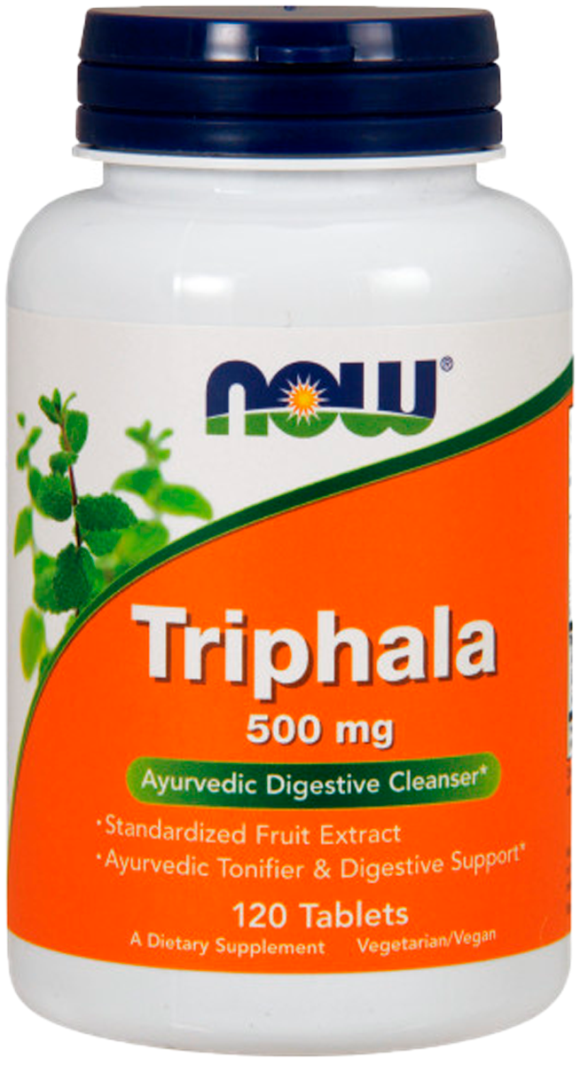 Трифала 500 мг, 120 таблеток, NOW - фото 1
