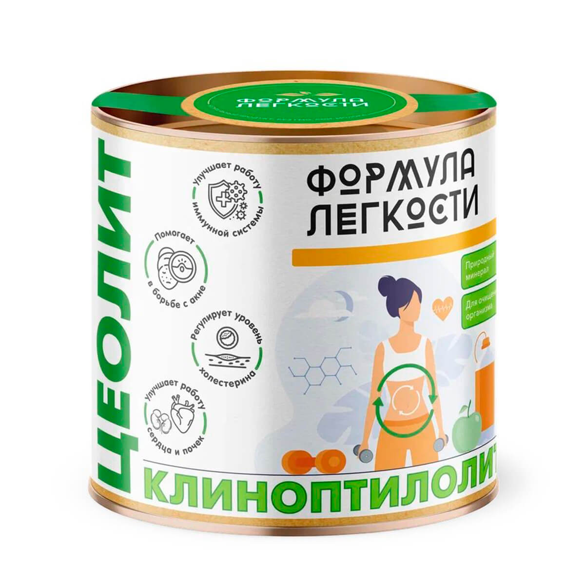 

Цеолит (сорбент), 200г, Формула Легкости