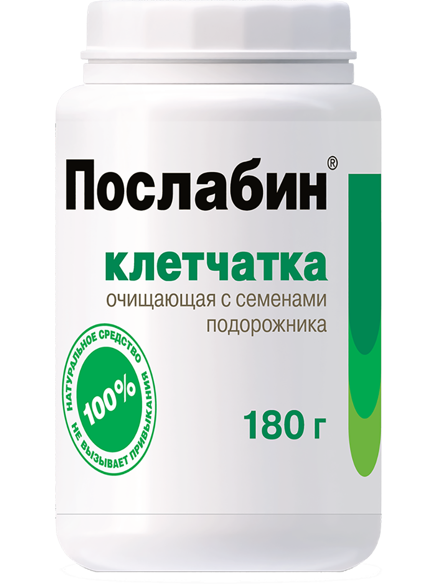 

Клетчатка очищающая Послабин, 180 г, BIONATIONAL