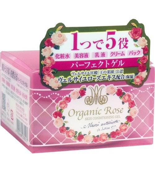 Увлажняющий гель-кондиционер для кожи лица с экстрактом дамасской розы, 90 гр, Meishoku