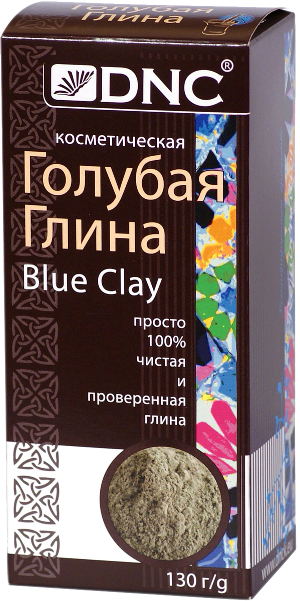 Глина косметическая голубая, 130 гр, DNC