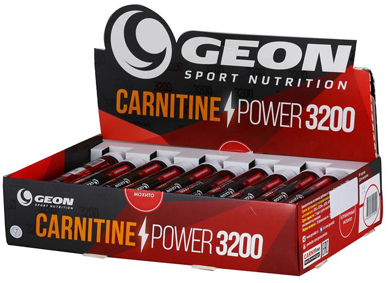 Carnitine Power 3200, вкус клубничный мохито, 20*25 мл, GEON Carnitine Power 3200, вкус клубничный мохито, 20*25 мл, GEON - фото 1