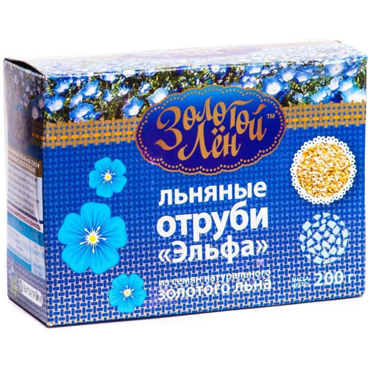 

Отруби льняные, 200 гр, Золотой лён