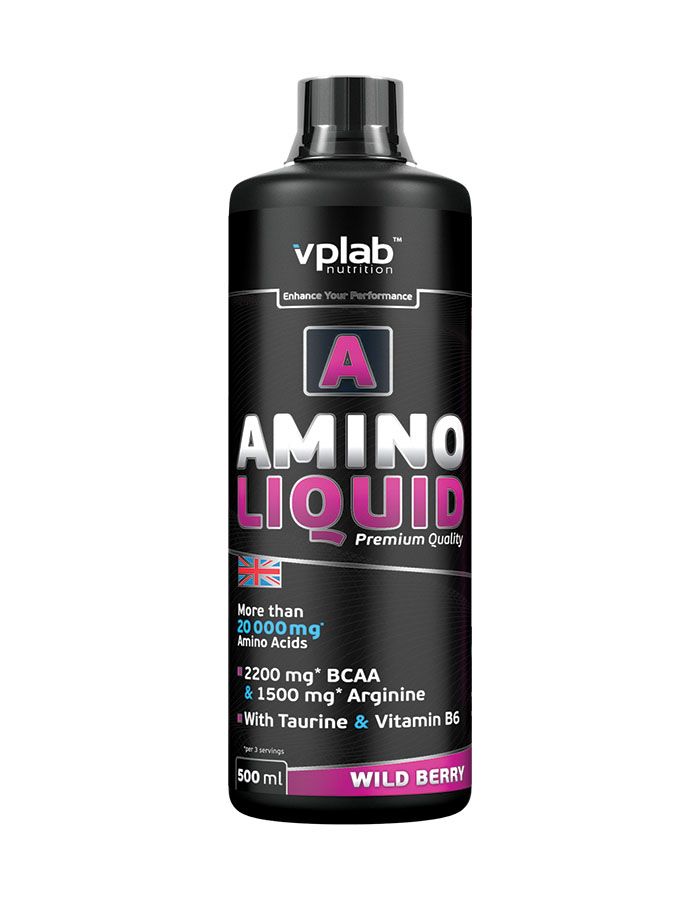 Аминокислотный комплекс Amino Liquid, вкус Лесные ягоды, 500 мл, VPLab