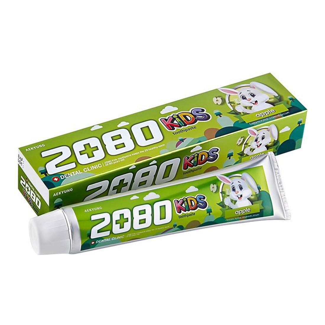 Детская зубная паста Яблоко, 2+, 80 г, DC 2080