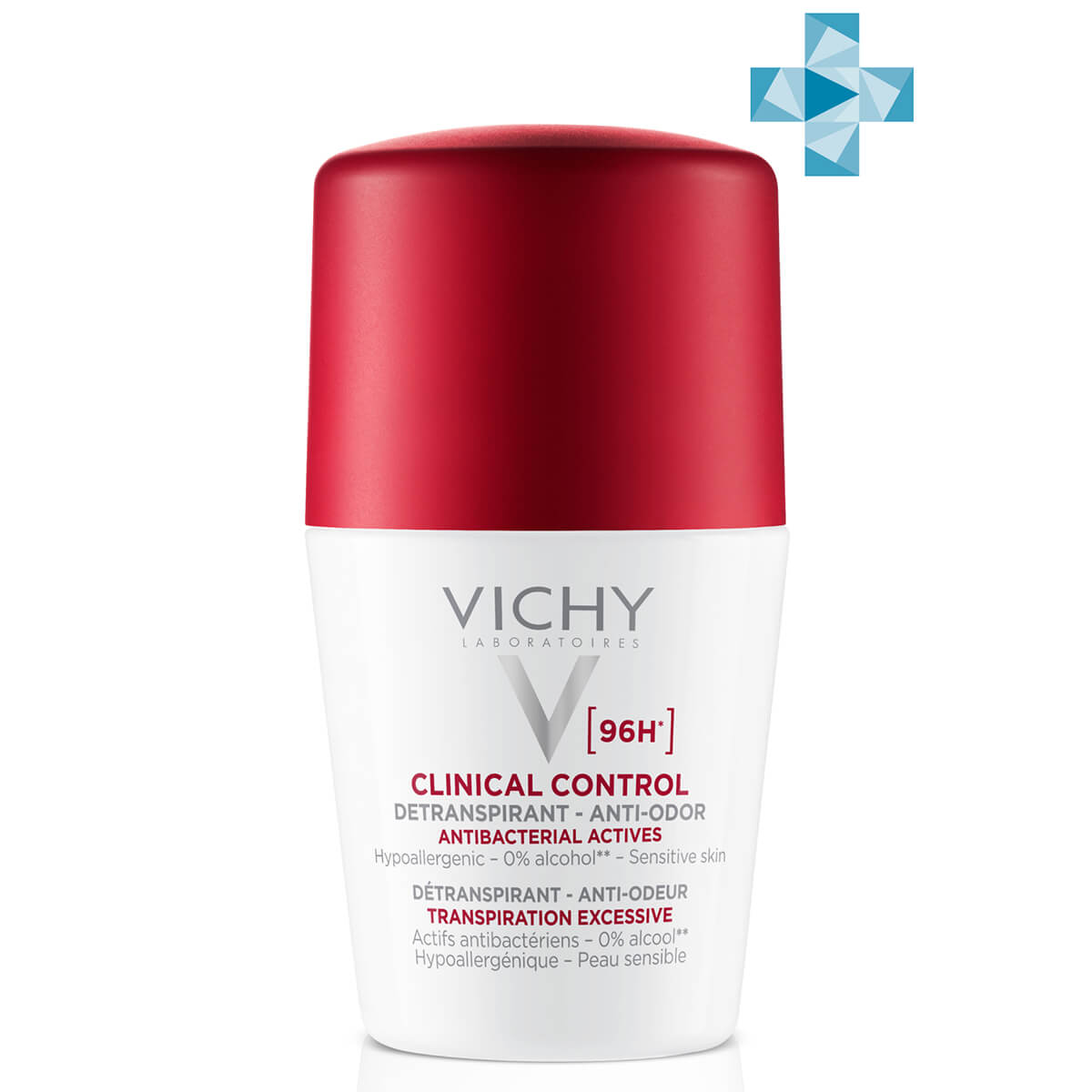 

Дезодорантант-антиперсперант 96ч шарик Clinical Control, 50 мл, VICHY