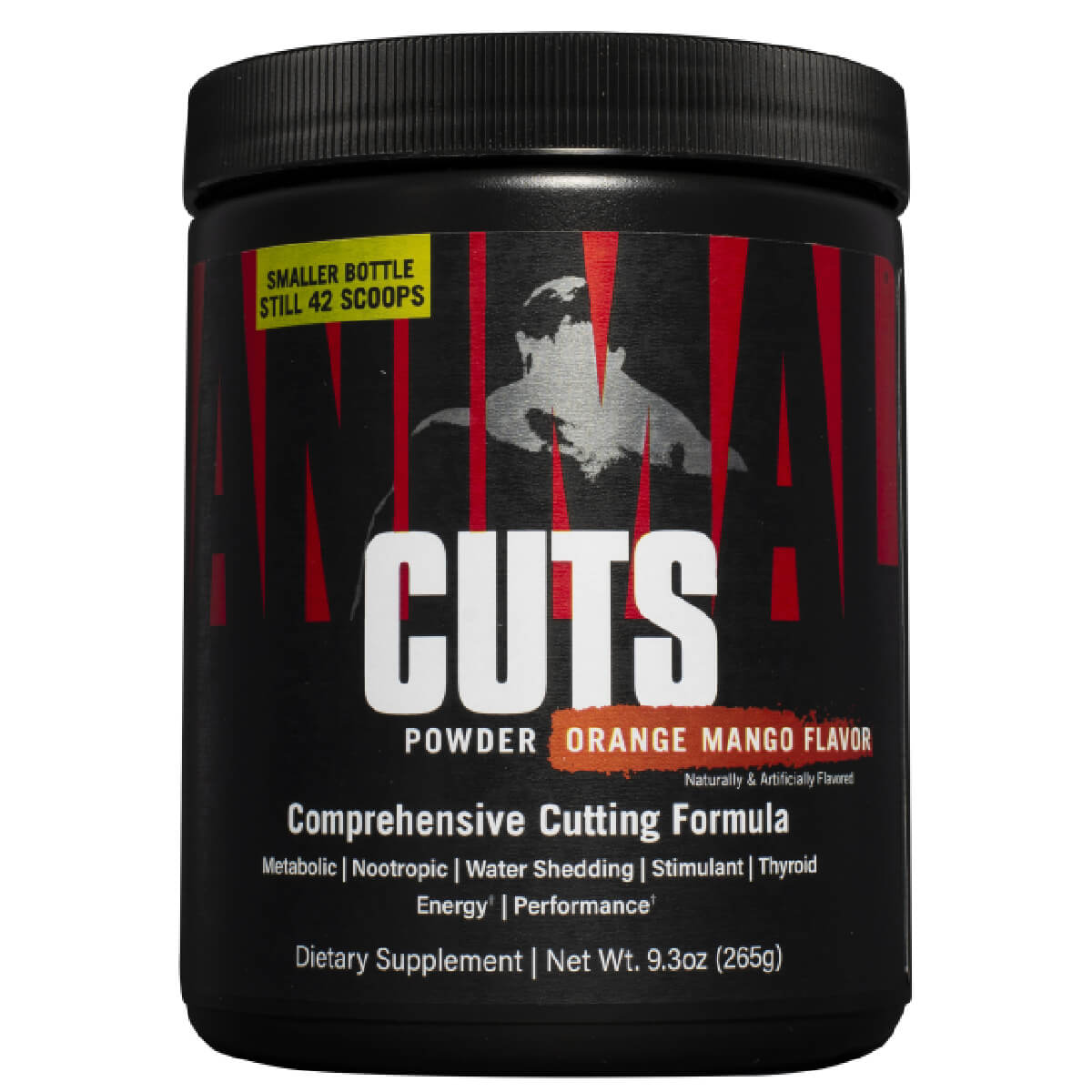 Жиросжигающий комплекс Animal Cuts Powder, апельсин-манго, 265 г, Universal Nutrition