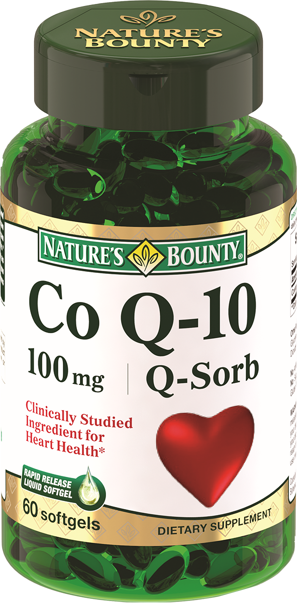 

Коэнзим Q-10, 100 мг, 60 капсул, Nature's Bounty