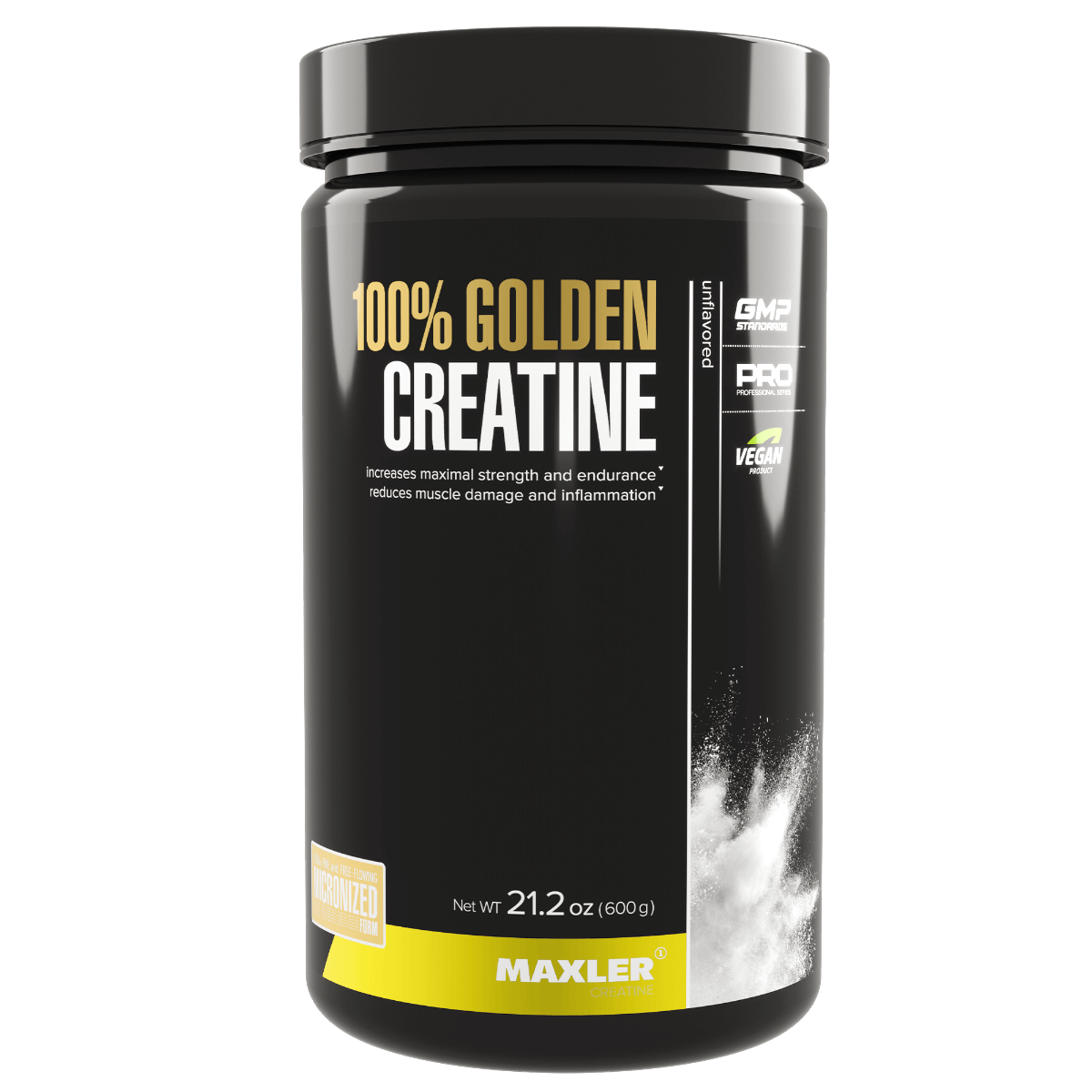 

Креатин микронизированный 100% Golden, 600 г, MAXLER