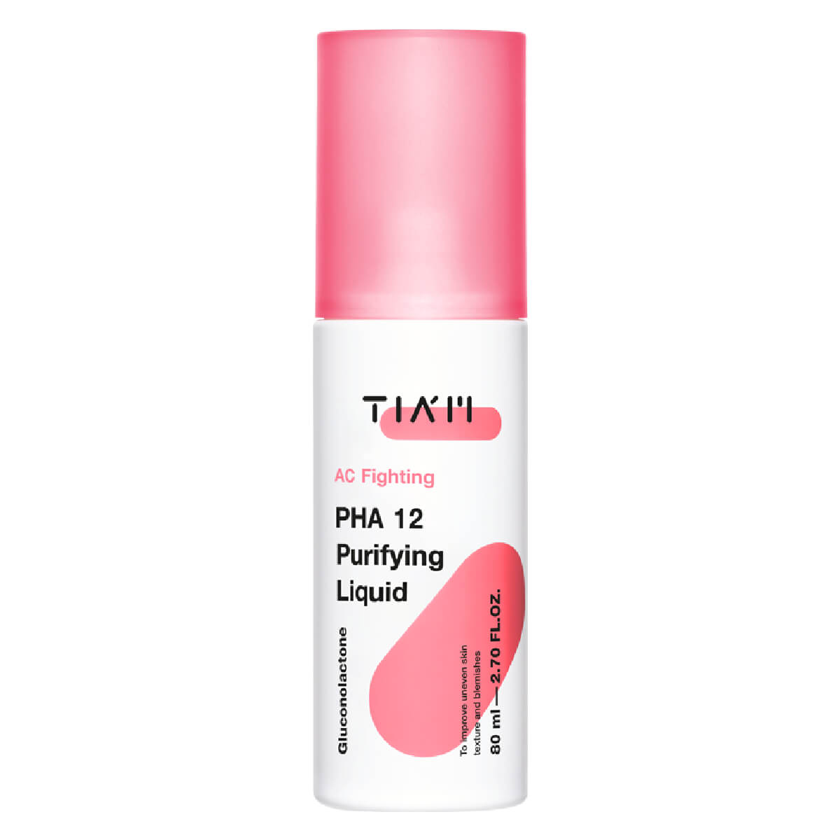 

AC Fighting PHA 12 Purifying Liquid, Пилинг-эссенция на основе 12% глюконолактона, 80 ml, TIAM