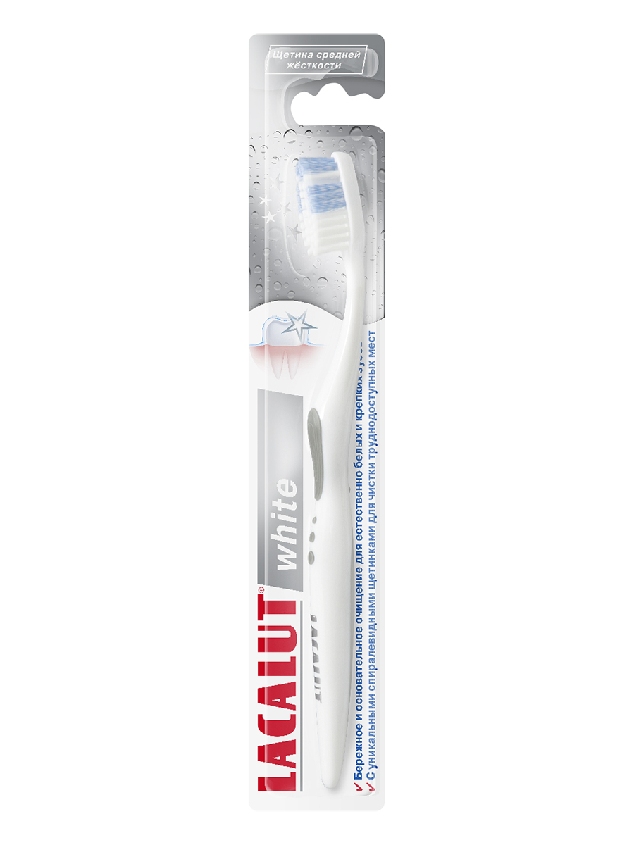 

Зубная щетка средней жесткости White, Lacalut