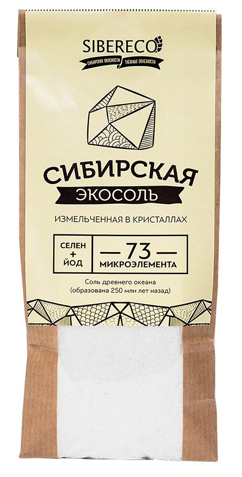 Экосоль сибирская молотая крафт-пакет, 500 гр, СИБЕРЕКО