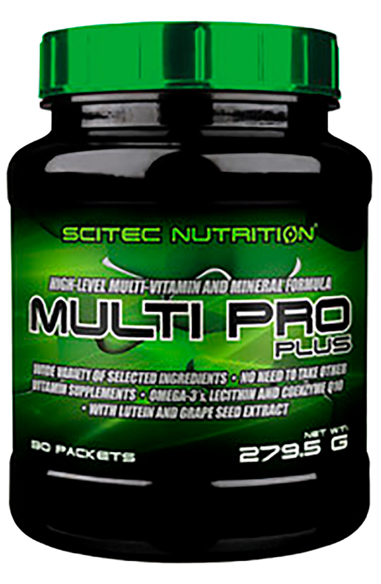 Мультивитаминный комплекс для спортсменов Multi Pro Plus, 30 пакетов, Scitec Nutrition