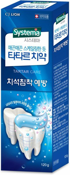 Зубная паста против образования зубного камня Systema Tartar,120 гр, CJ Lion