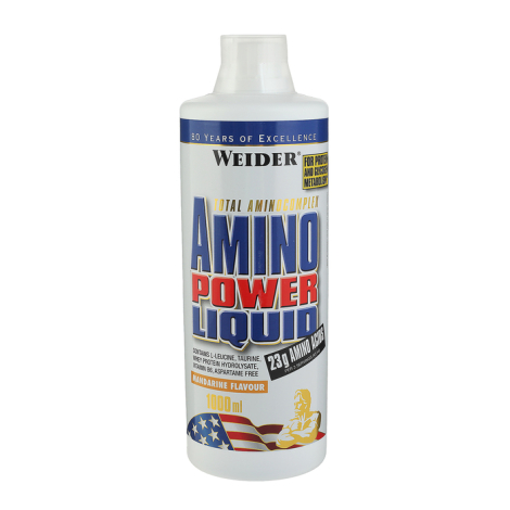 Аминокислотный напиток Amino Power Liquid, вкус «Мандарин», 1 л, Weider