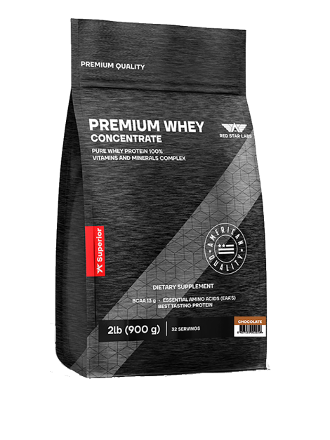 Протеин Premium Whey Concentrate, шоколад, 900 г, Red Star Labs
