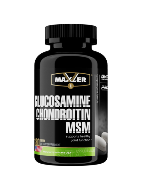 Глюкозамин и Хондроитин-MSM, 180 таблеток, MAXLER