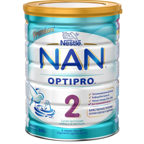 Сухая молочная смесь NAN 2 Optipro, с 6 месяцев, 800 гр, Nestle