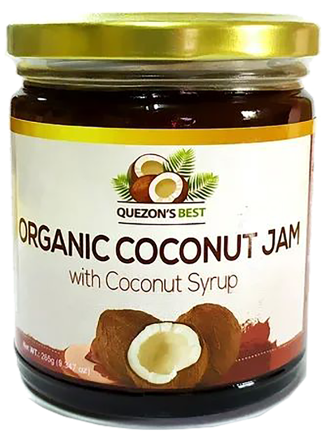 Органический кокосовый джем, 265 г, QUEZON'S BEST