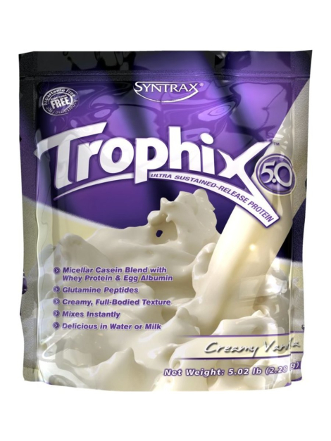 Мультикомпонентный протеин Trophix, вкус «Ваниль», 2.3 кг, SYNTRAX