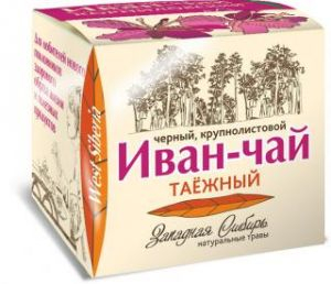 Напиток чайный «Таежный» (иван-чай листовой черный), 30 гр, Сибирская Клетчатка