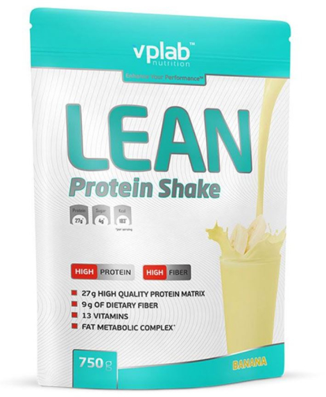 Сывороточный протеин Lean Protein Shake, вкус «Банан», 750 гр, VPLab