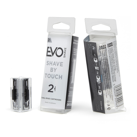 Сменные кассеты для бритья, 2 шт, EvoShave
