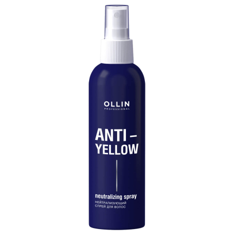 Anti-Yellow Нейтрализующий спрей для волос, 150 мл, OLLIN
