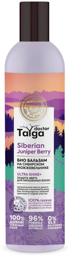 Бальзам  Doctor Taiga &quot;Защита цвета&quot;, для окрашенных волос, 400 мл, Natura Siberica
