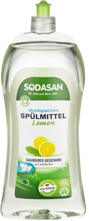 Средство для мытья посуды «Лимон», 1000 мл, Sodasan