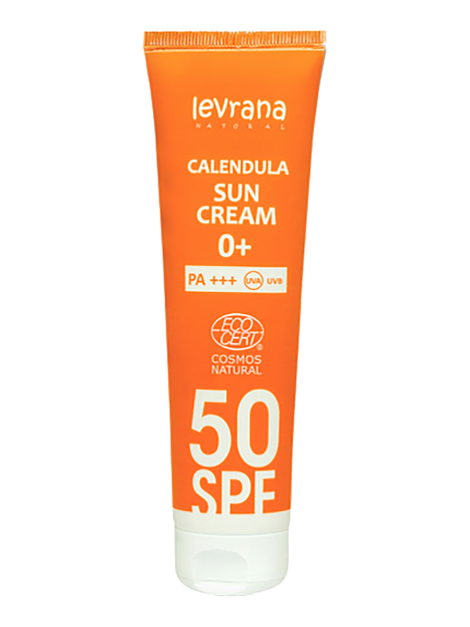 Солнцезащитный крем для тела  SPF-50 «Календула»,100 мл, Levrana
