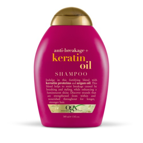 Шампунь против ломкости волос с кератиновым маслом, 385 мл, OGX