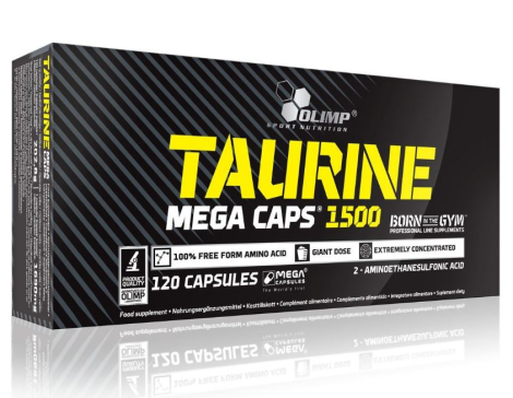 Таурин Mega Caps, 120 капсул, Olimp