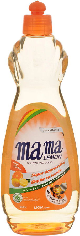 Антибактериальный гель для мытья посуды «Апельсин», 750 мл, Mama Ultimate