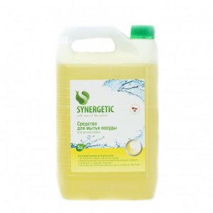 Антибактериальное средство концентрированное для мытья посуды и кухонного инвентаря, 5 л, SYNERGETIC