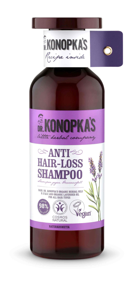 Шампунь против выпадения волос, 500 мл, Dr.Konopka's