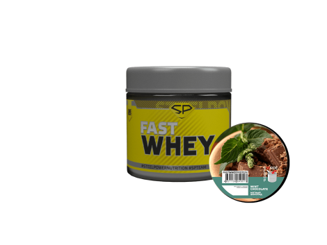 Протеин Fast Whey, 30 гр, пробник, вкус «Мятный шоколад», STEELPOWER
