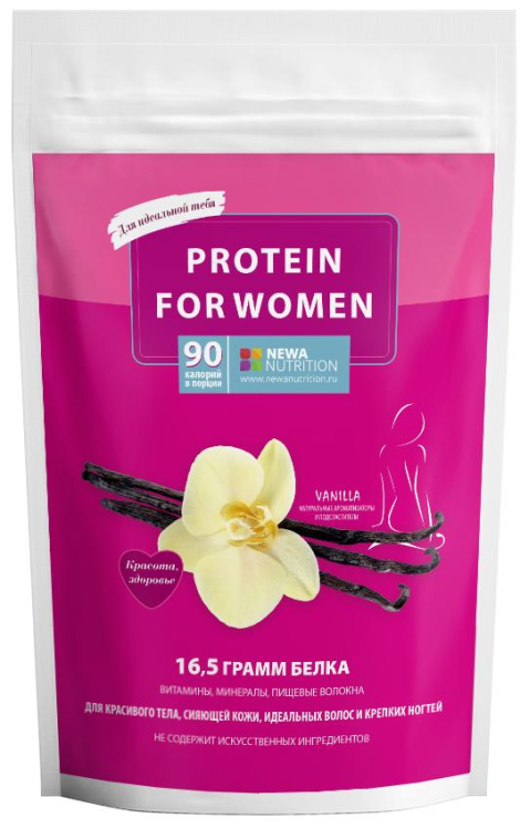 Смесь для высокобелкового коктейля Protein for women, ваниль, 350 г, Newa Nutrition