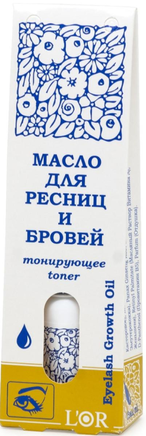 L'Or, Масло для ресниц и бровей тонирующее (флакон-капелька) , 15 мл, DNC