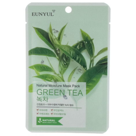Тканевая маска для лица с зеленым чаем, EUNYUL