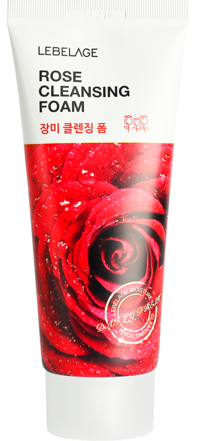 Пенка для умывания с экстрактом розы Rose Cleansing Foam, 100 мл, Lebelage