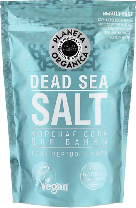 Морская соль для ванны, 400 г, Planeta Organica